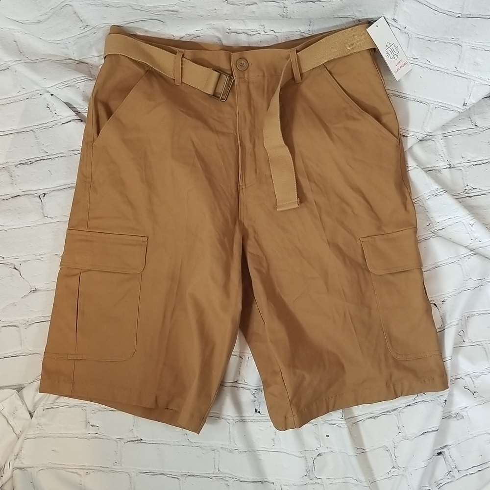 NWT wicked stitch men's cargo with belt